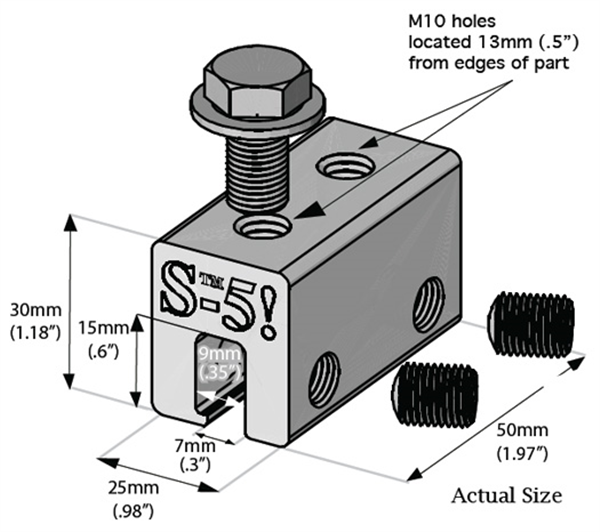 S-5! Clamp - Size E Mini