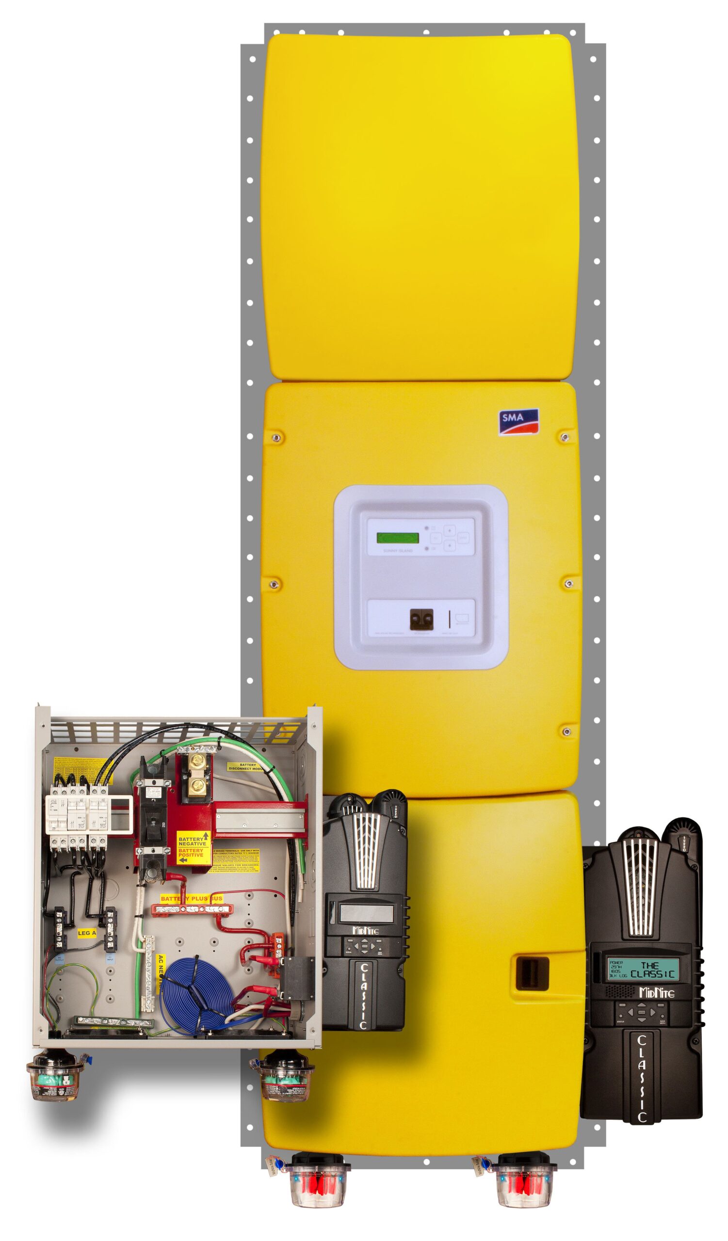 MidNite Solar MNSI6048-240V-CL150 Pre-Wired Sunny Island Inverter System 6,000 Watt